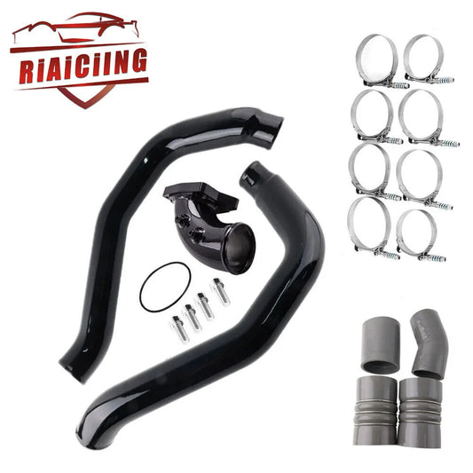 Black Turbo Intercooler Pipe for Ford F250 F350 F550 6.0L V8 03-07  F450 04-07 Powerstroke Diesel Turbo Engine Parts