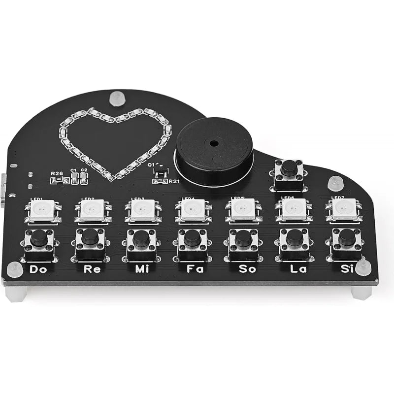 Piano Soldering Kit Learn to Solder Practice Heart Board