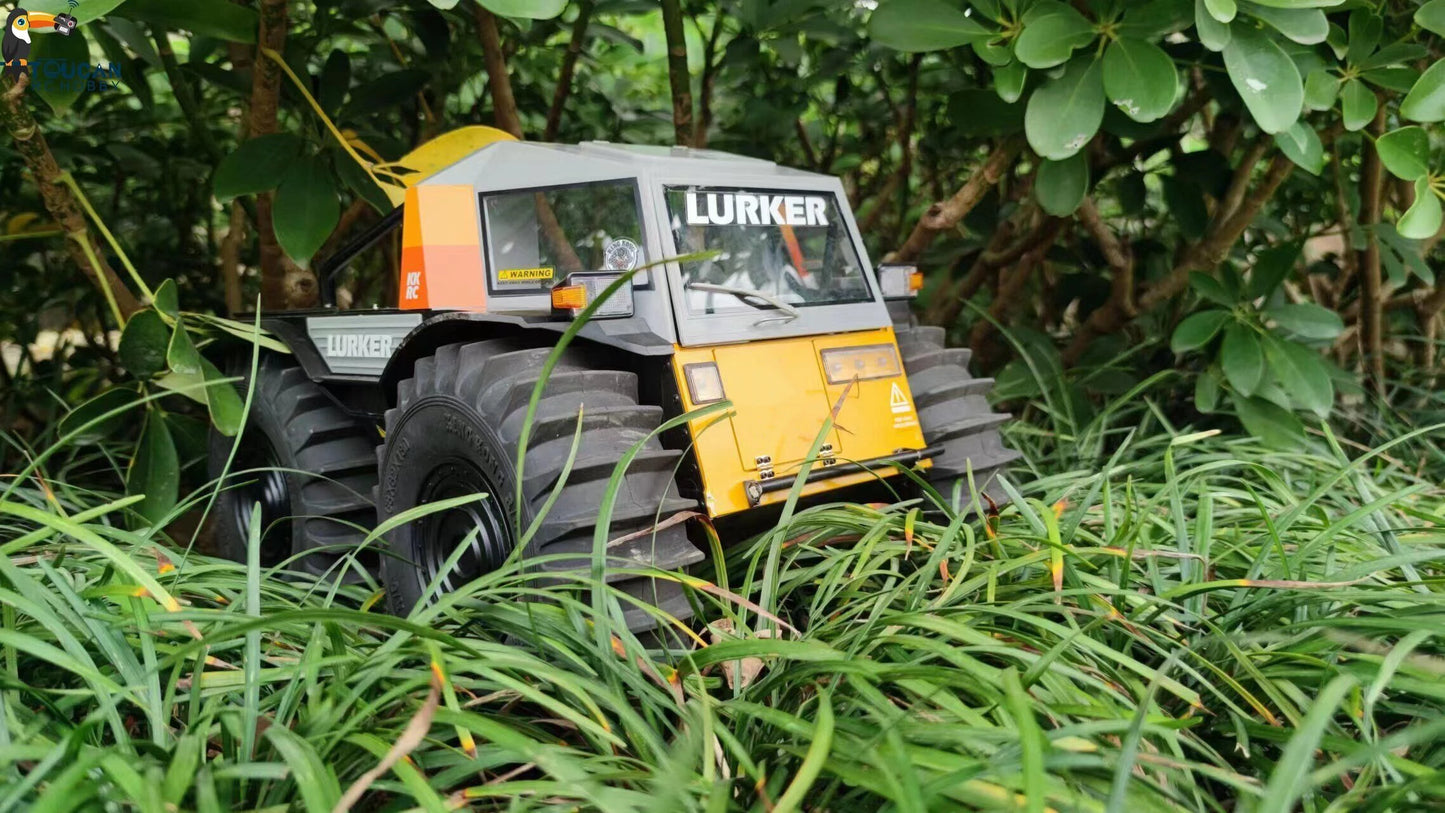 US Stock Gifts D-E077 1/10 RC Car All-terrain Off-road Vehicle Crawler Professional Amphibious Climbing Cars Remoted Model Toys