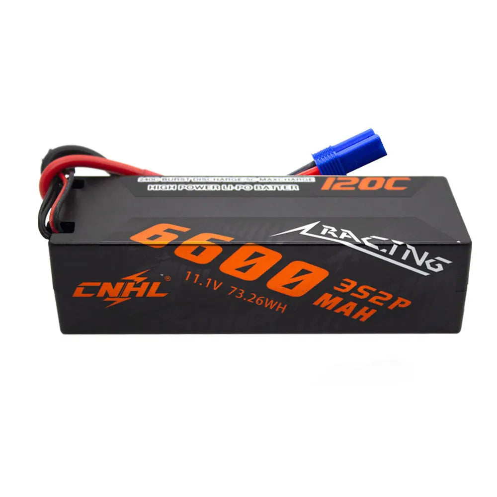 CNHL 3S 4S Lipo Battery 5600mAh 6600mAh 8000mAh 11.1V 14.8V 120C Hard Case With T EC5 Plug For RC Car Boat Truck Vehicle Truggy