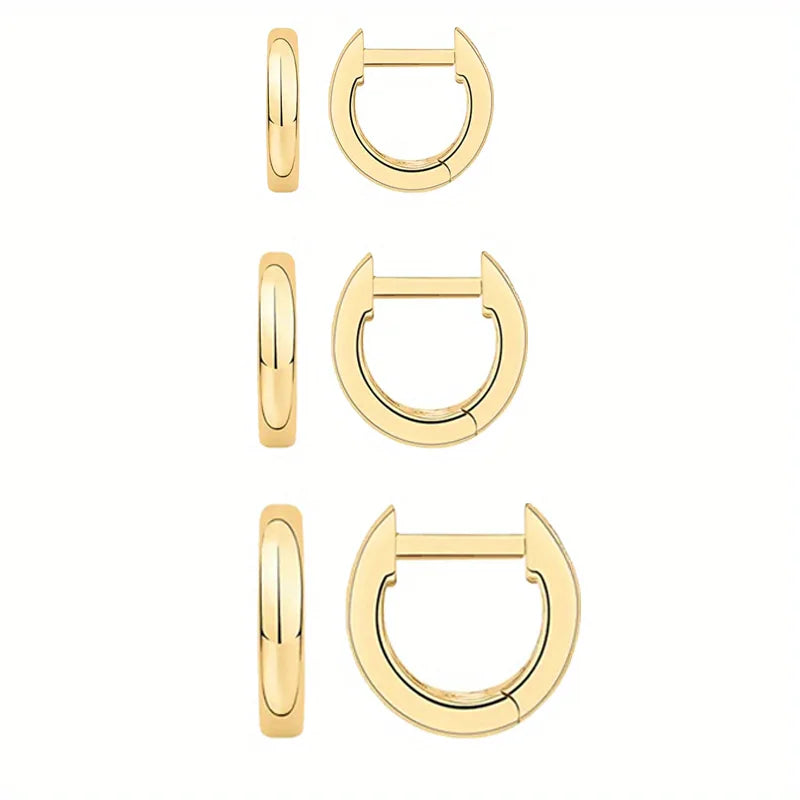 3/6 Pairs of Women's Earring Sets, Anti-allergy Women's Small Earring Cartilage Earrings, Fashionable Women's Gifts