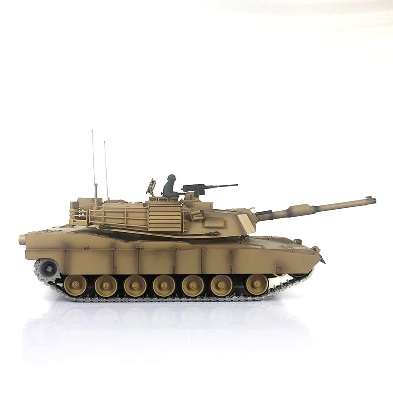 US Stock 1/16 Heng Long 7.0 Customize Abrams Tank RC Remote 3918 360° Turret Barrel Recoil TH17803