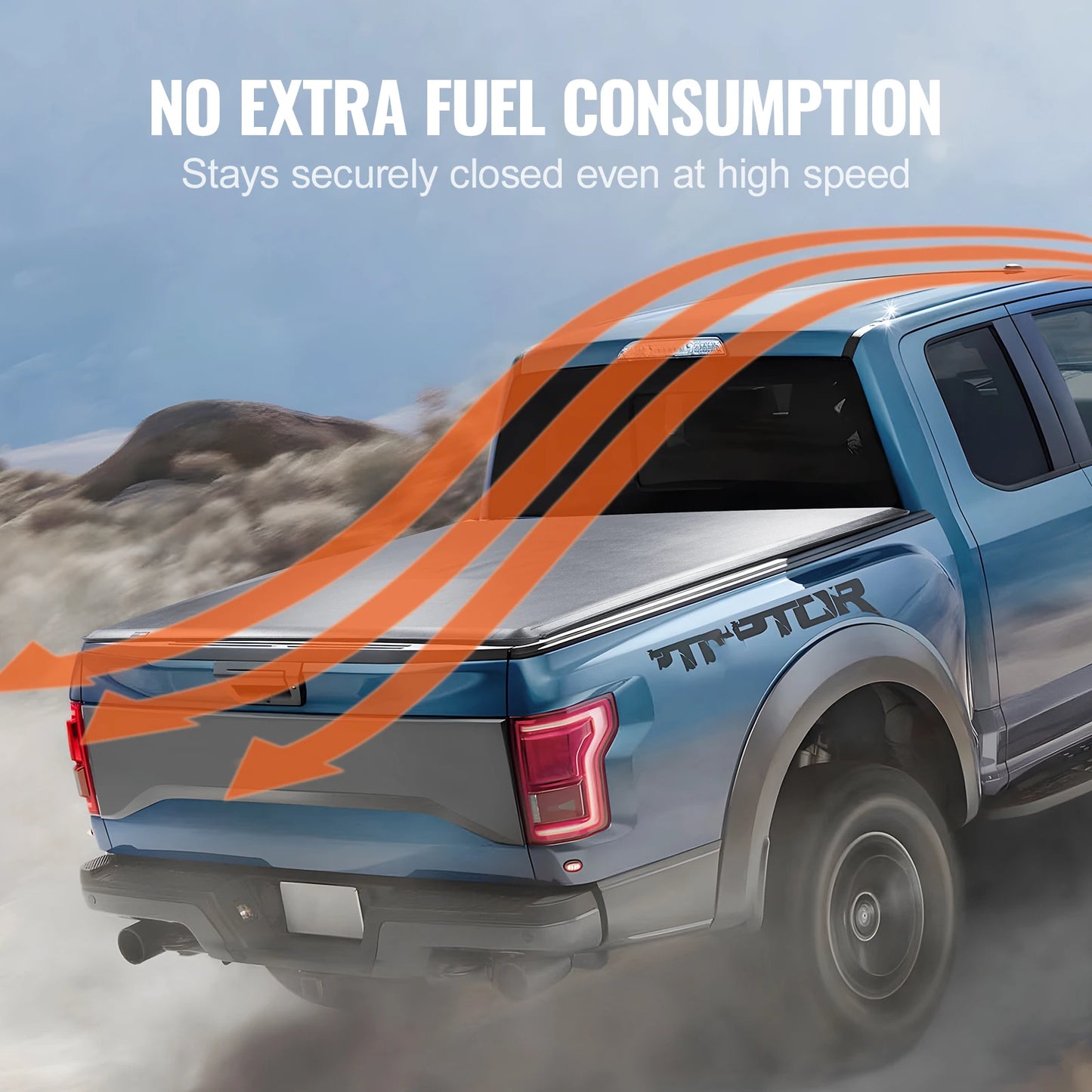 SucceBuy Truck Bed Cover Roll Up Truck Bed Tonneau Cover Compatible with 2009-2024 Ford F-150 Styleside Bed for 5.5 x 5.4 ft Bed