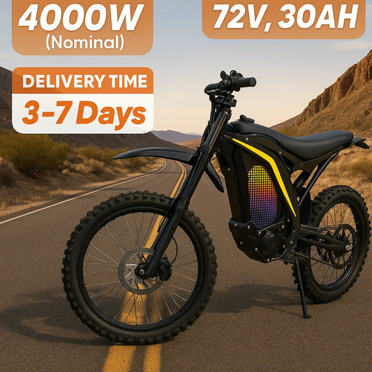 Freego Ebike 8000W 72V 30AH N1 Electric Motorcycle 19Inch MTB Tires Electric Dirt Bike with LCD Display
