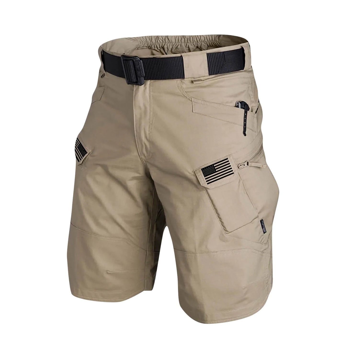Men Tactical Cargo Shorts Waterproof Quick Dry Camo