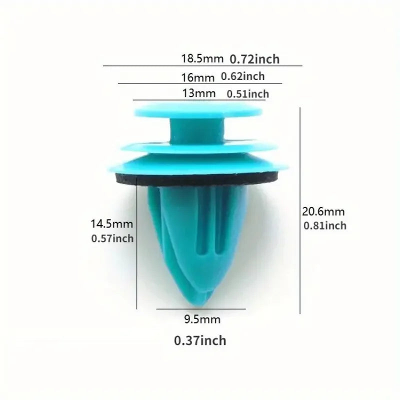 10/300PCS Green Nylon Retaining Clip for Toyota Bumper Door Buckle Car Interior Accessories Auto Vehicle Retainer Fastener Rivet