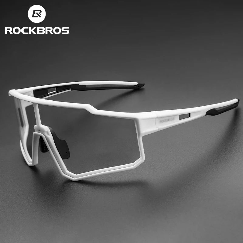 ROCKBROS Cycling Glasses Polarized Photochromic Sunglasses Glasses Cycling Outdoor Sports UV400 MTB Road Women Men Bike Goggles