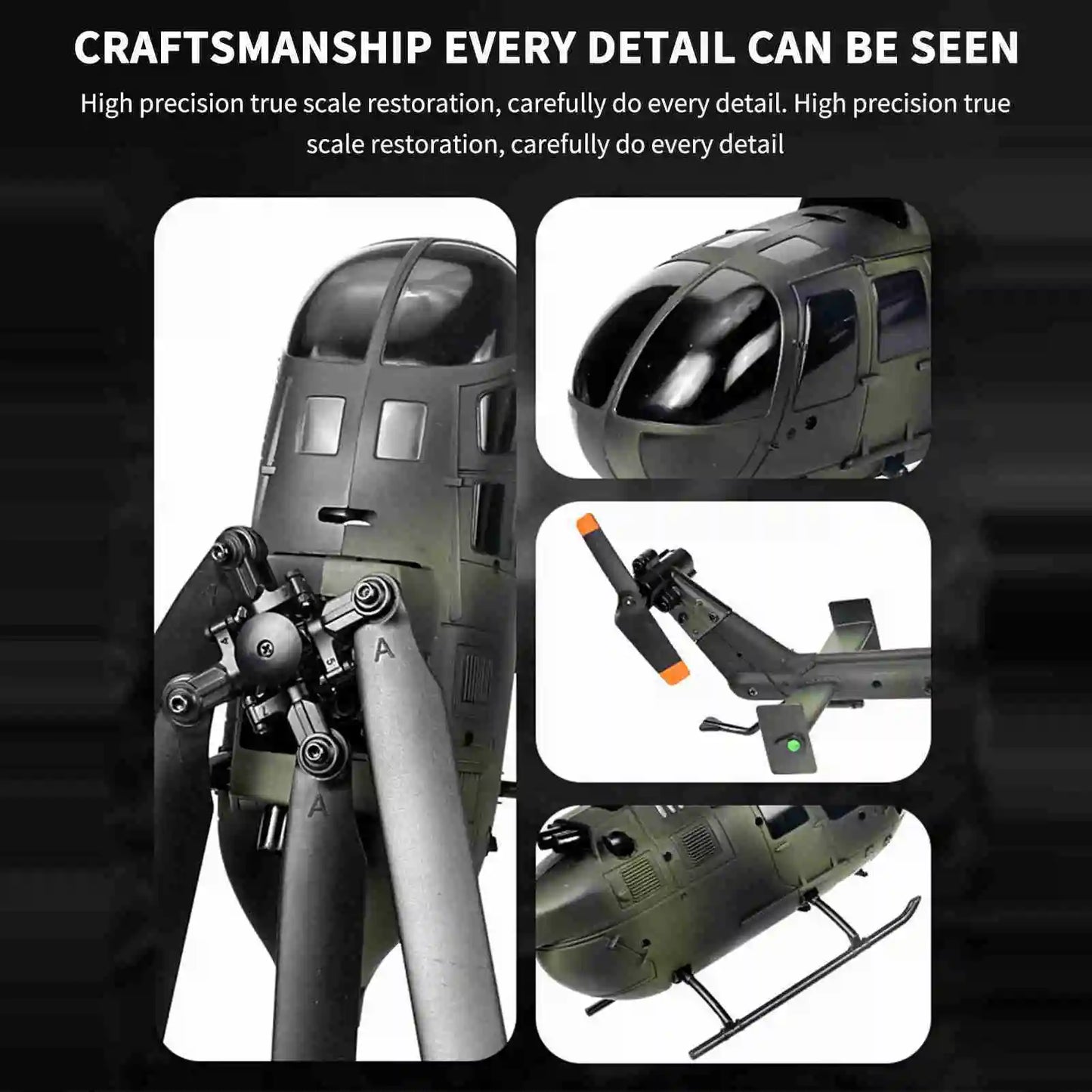 RC Helicopter RC Drone Single Propeller Without Ailerons 6 Axis Gyro Stabilization RC Airplane Altitude Hold Toy for Boys Girls