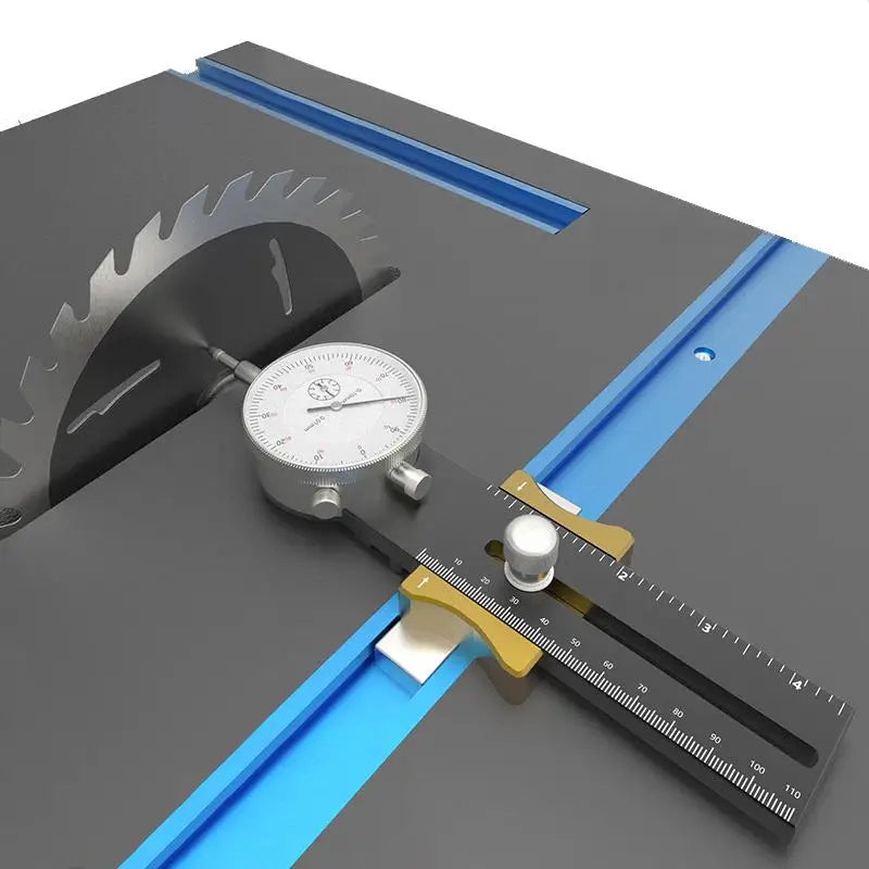 ENJOYWOOD Aluminum Alloy Table Saw Dial Gauge Corrector for Saw Table Saw Blade Correction Woodworking Tool