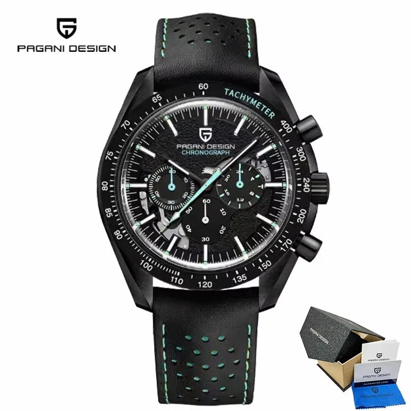 Pagani Design Mens Chronograph Watch Quartz Waterproof