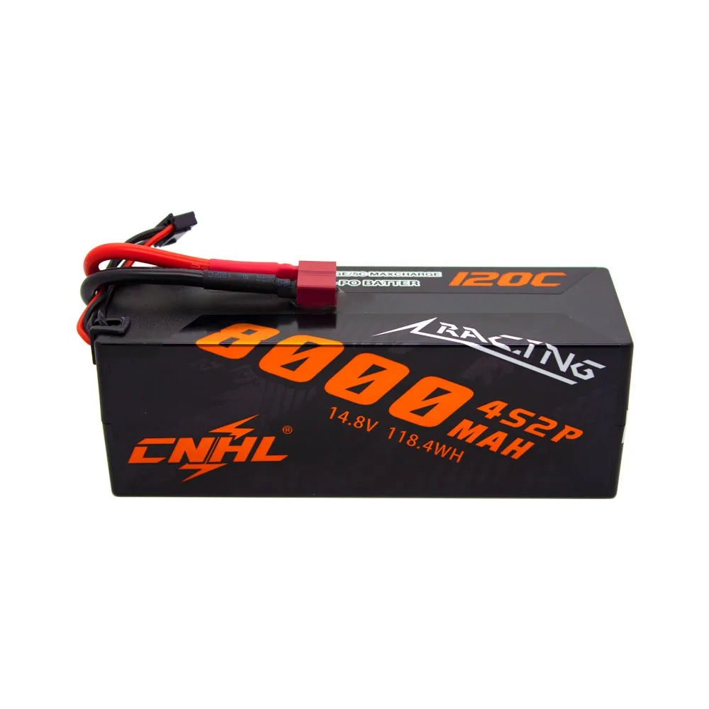 CNHL 3S 4S Lipo Battery 5600mAh 6600mAh 8000mAh 11.1V 14.8V 120C Hard Case With T EC5 Plug For RC Car Boat Truck Vehicle Truggy