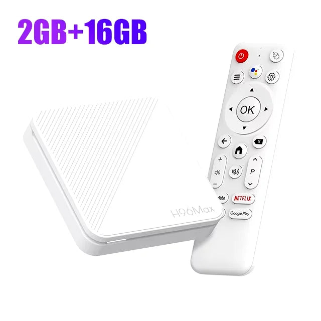 H96 Max H313 Smart TV Box Android 14 4K WiFi 6 Bluetooth 5