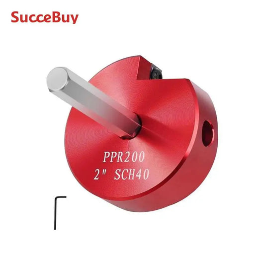 SucceBuy PVC Pipe Reamer Aluminum Alloy for Use with SCH 40ABS/PVC/CPVC Pipes Clean Solvent Cement Remnants for Drain Vent Lines