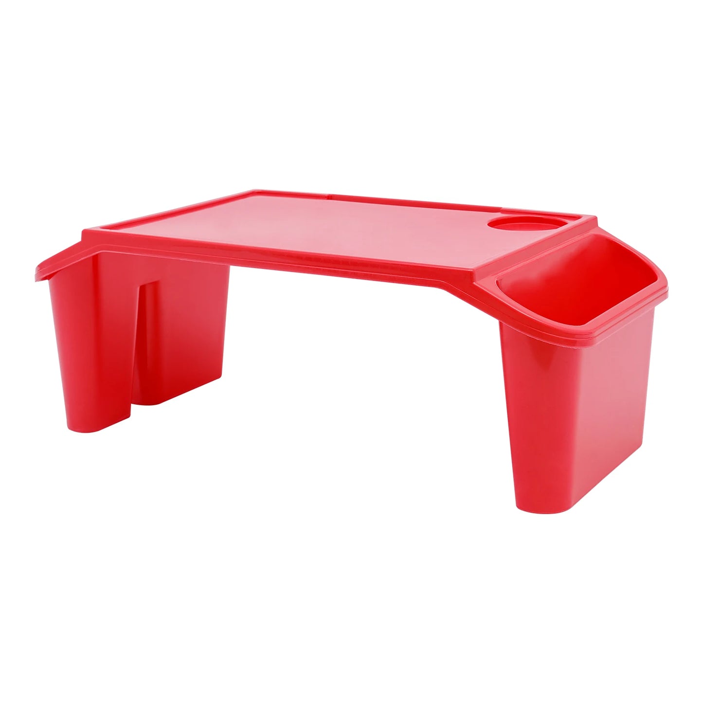 Kids Lap Desk Tray Set of 4, Durable PP, 11.02 lbs Capacity, Anti-Slip Legs, Easy to Clean, Lightweight for Eating and Studying