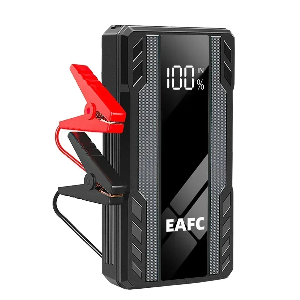 EAFC 1000A/1200A Jump Starter Power Bank Portable Charger Starting Device for 3.0L Emergency Car Battery Jump Starter