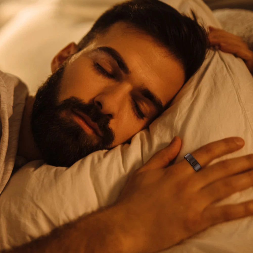 R02 Smart Ring Heart Rate Tracker 5.0 Bluetooth-Compatible Blood Oxygen Tracker Multi-sport Modes Wearable for Android for IOS