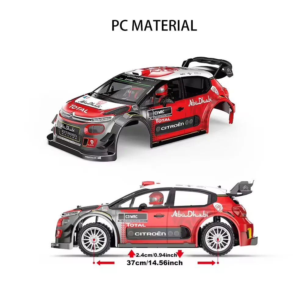 MJX 7303 C3 WRC 1/7 RC Car Brushless Drift Remote Control 60km/h Four-Wheel Drive High-Speed Rally Car Professional Toy Vehicle