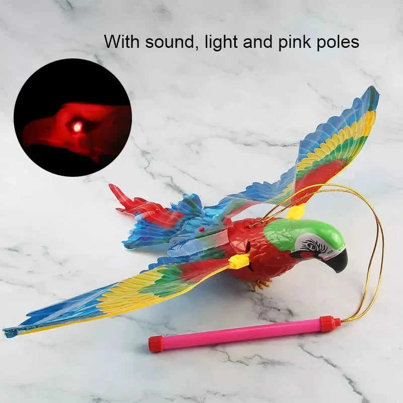Simulation Bird Interactive Cat Toys Electric Hanging Eagle Flying Bird Cat Teasering Play Cat Stick Scratch Rope Pet Toys Snake