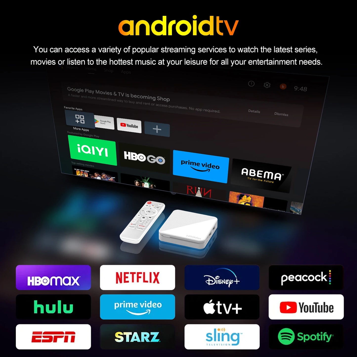 H96 Max H313 Smart TV Box Android 14 4K WiFi 6 Bluetooth 5