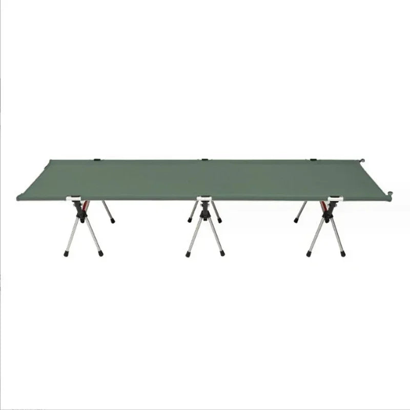 Camping Cot Outdoor Exquisite Camping Folding Bed Lightweight and Portable Car Picnic Seating Stable and Comfortable Single Bed
