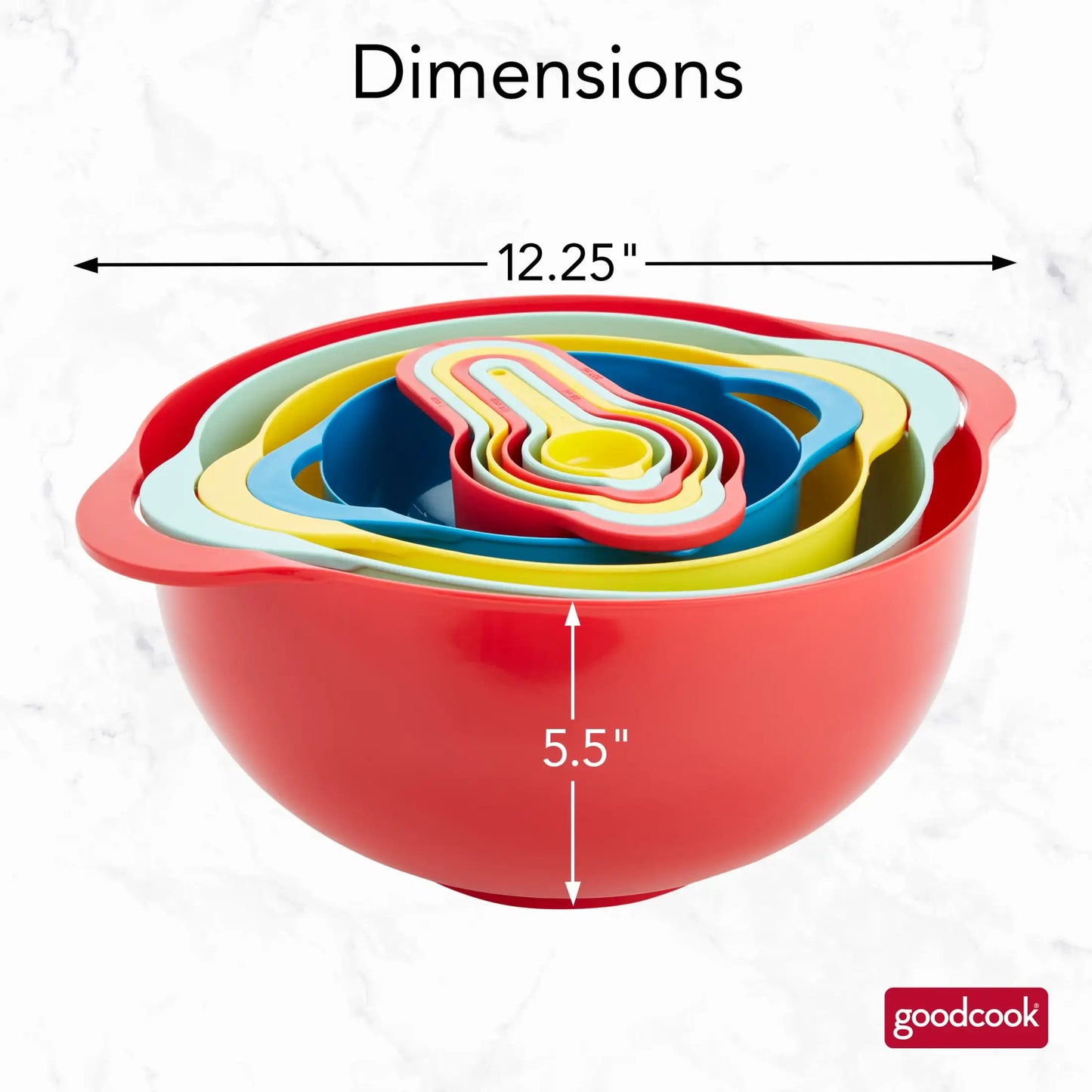 10 Piece Set of Bowls, Colander, and Measuring Cup Set ramen bowl  zero waste