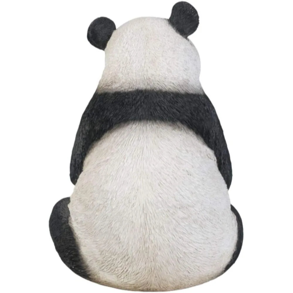 Large 18-inch Seated Panda Outdoor Statue