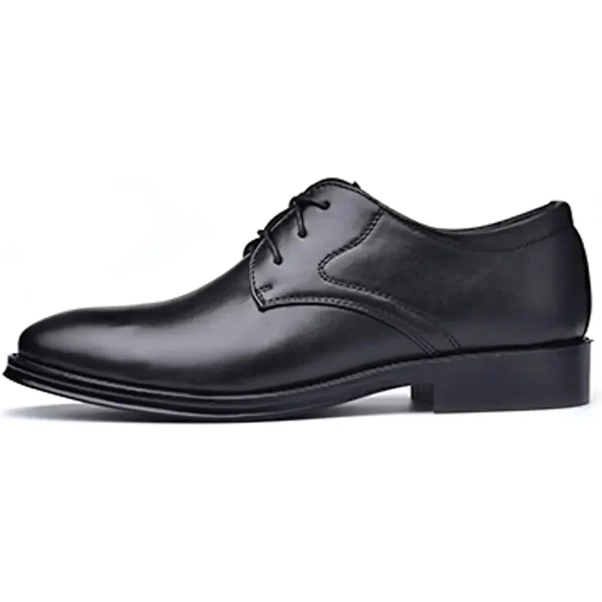 Mens Classic Matte Leather Oxfords Lace Up Dress Shoes