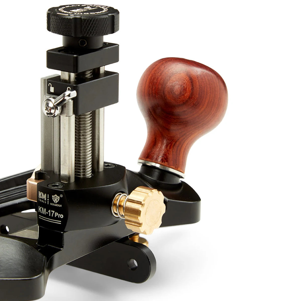 KM-17 Pro Router Plane Die Steel Body Adjustable Fence with CAM Lock Depth Stop Dual Blade 1/2inches width For Fine Tuning