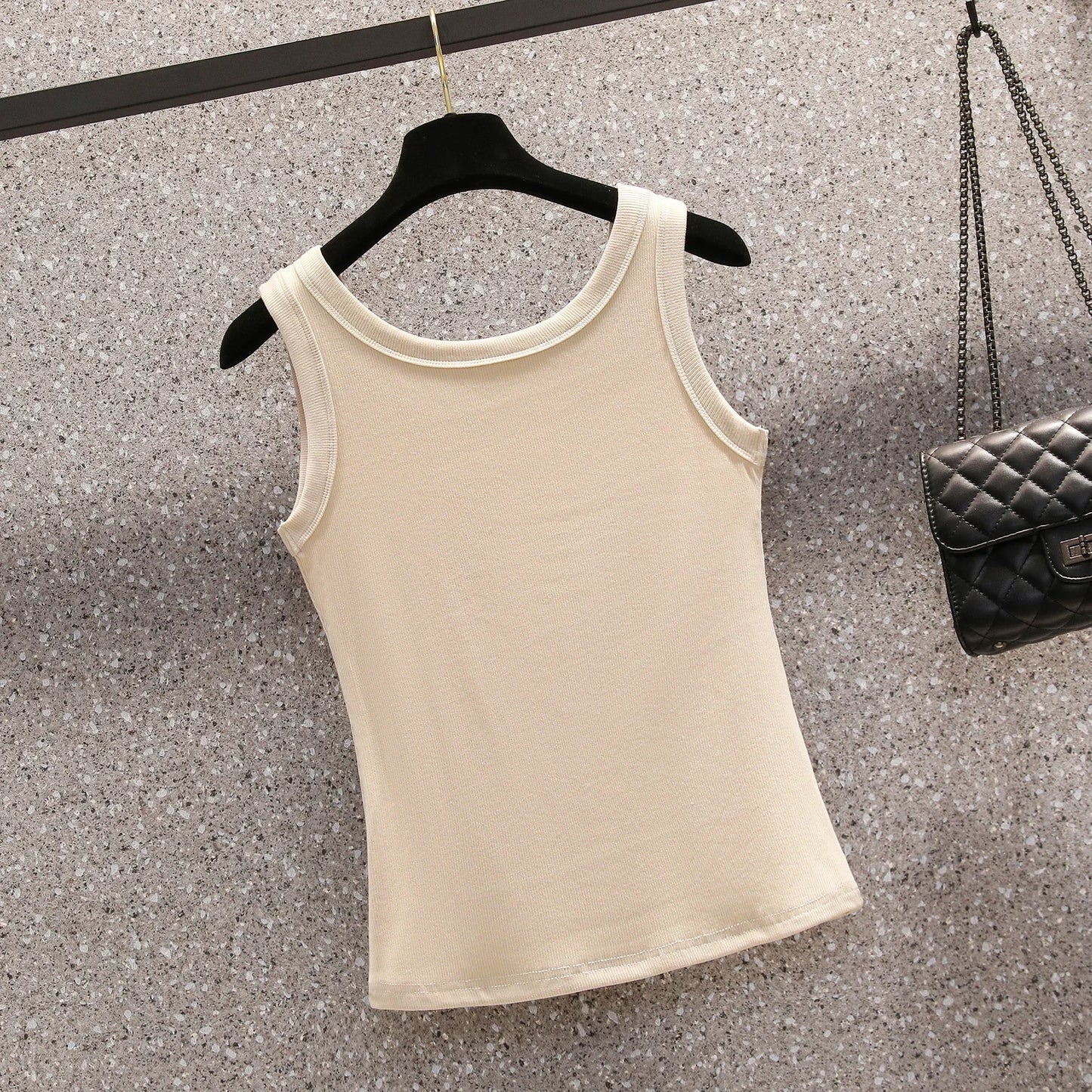 2025 Casual Cotton Comfortable Plus Size Tank Top Women Summer New Sleeveless Tops Wearing Outside Oversized Camisole