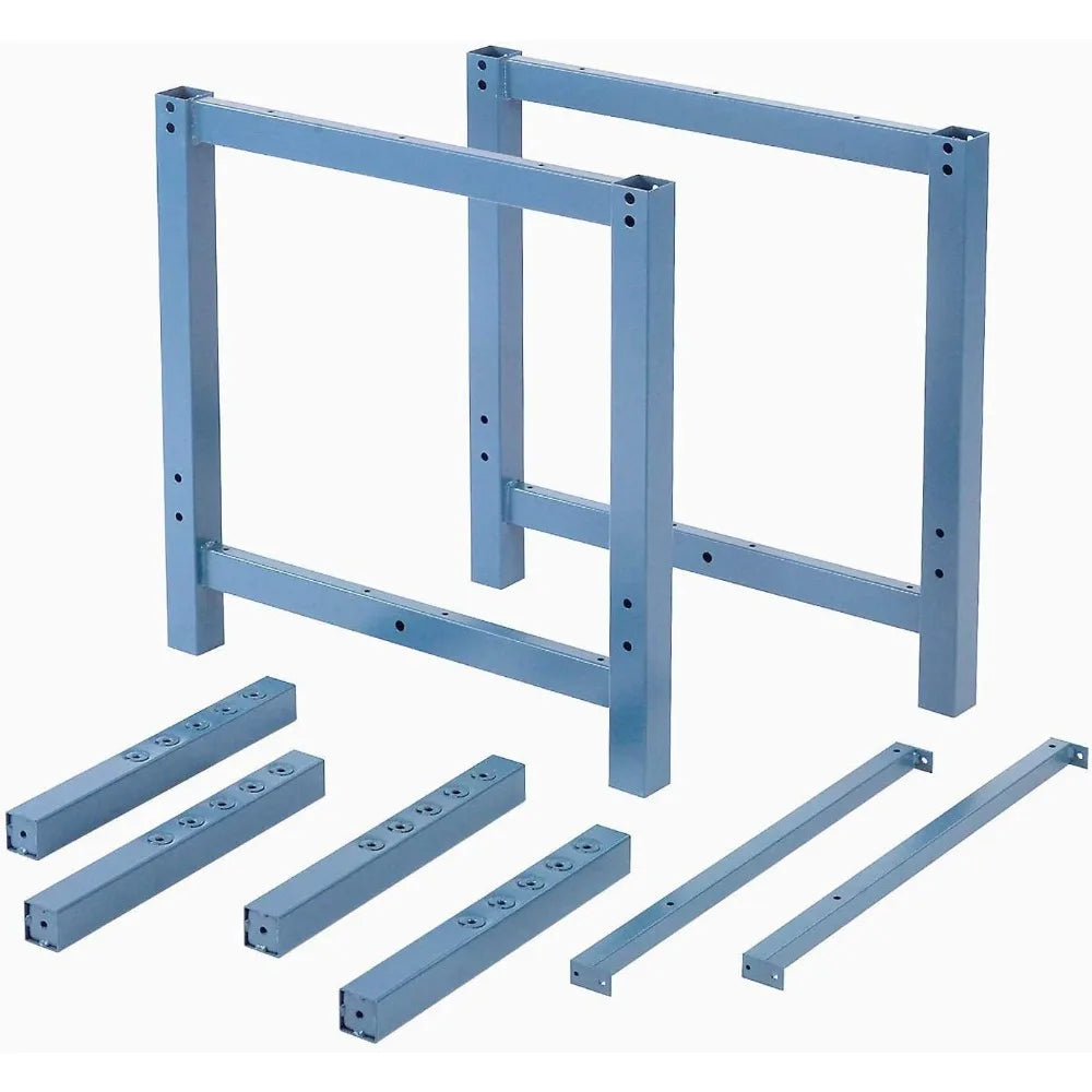 Production Workbench - Plastic Laminate Square Edge - Blue, 60" W x 30" D