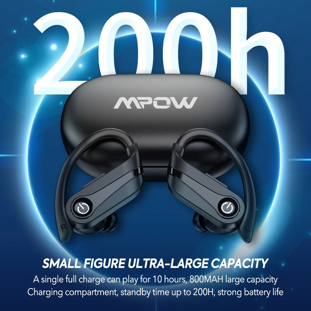 Mpow Q63 Bluetooth 5 3 Wireless Earbuds IPX7 Waterproof Mic