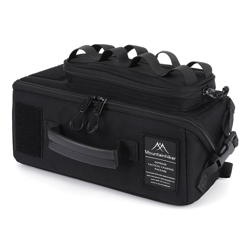 Outdoor Camping Handbag 600D Oxford Fishing Tool Storage Bag Large Capacity Camping Cookware Organizer for Outdoor Hiking