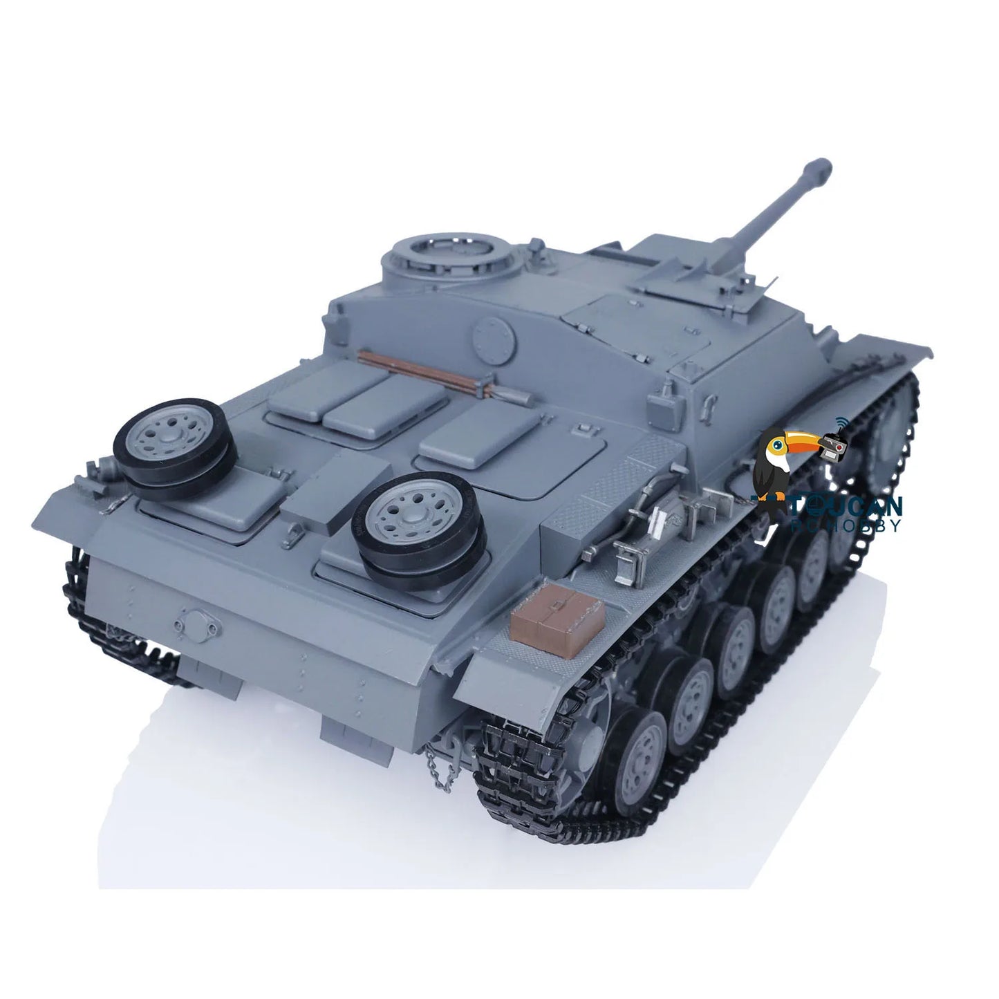 US Stock 1/16 Mato RTR Metal Stug III RC Tank Infrared Barrel Recoil Grey Color 1226 Ready to Go Radio Control Panzer Model Toy