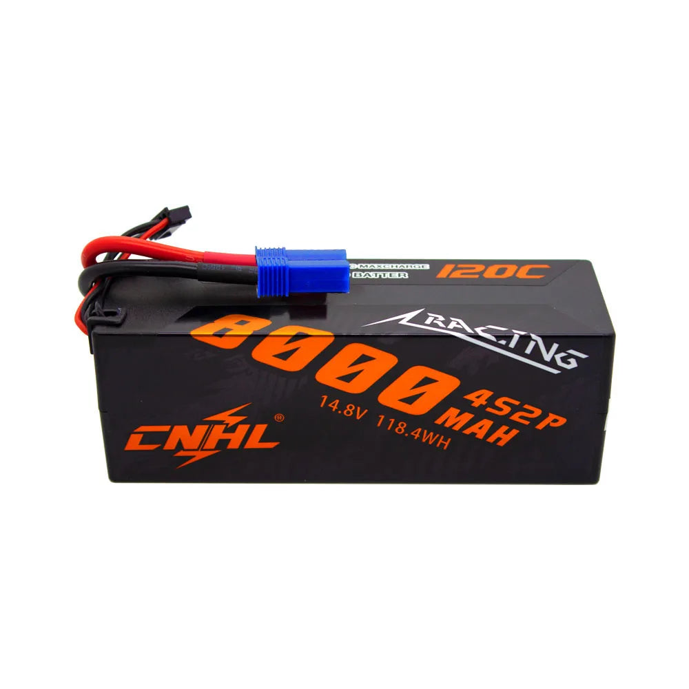CNHL 3S 4S Lipo Battery 5600mAh 6600mAh 8000mAh 11.1V 14.8V 120C Hard Case With T EC5 Plug For RC Car Boat Truck Vehicle Truggy