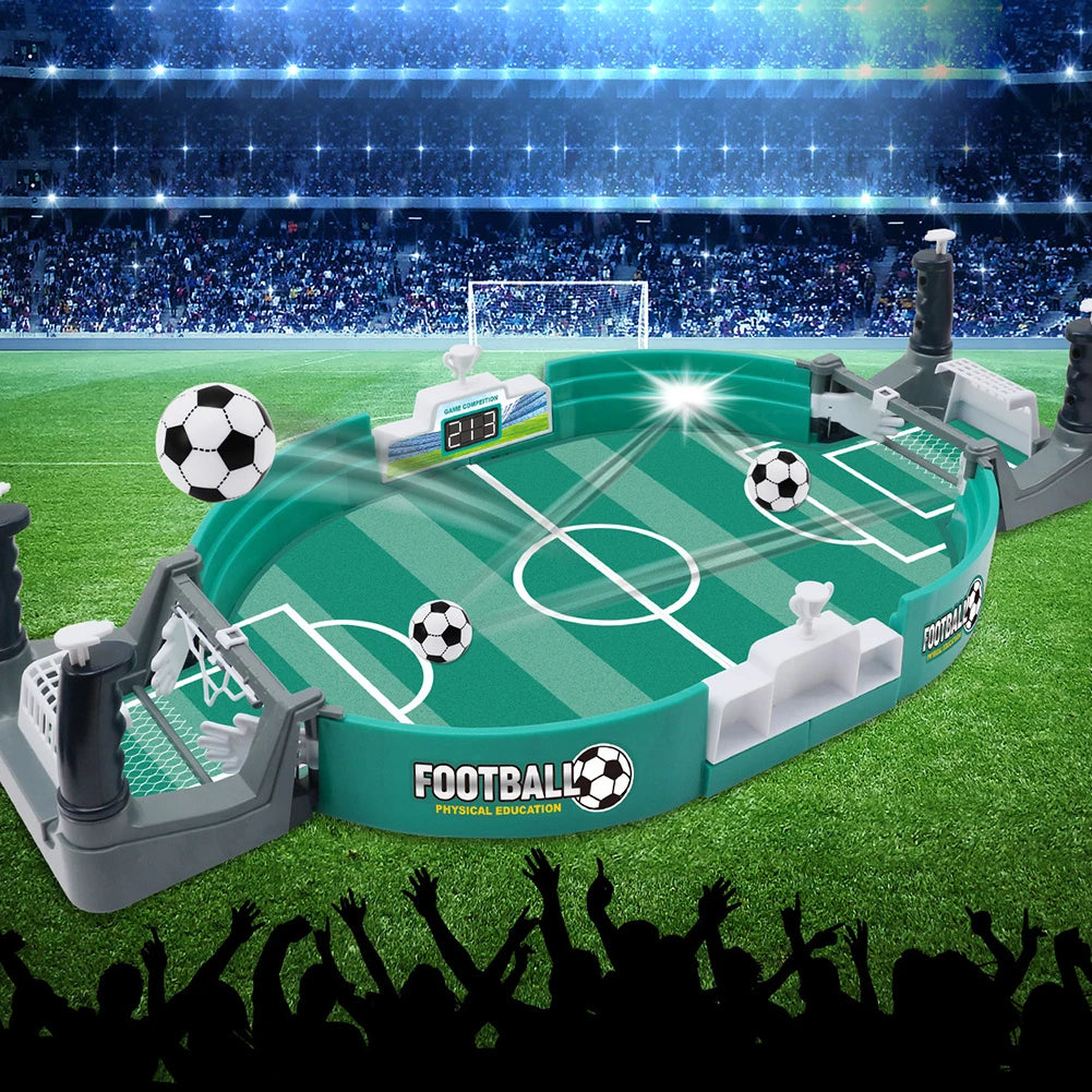 Mini Table Soccer Game Easy Installation Interactive Soccer Game Safe Sturdy Football Parent-Child Game for Children Party Gifts