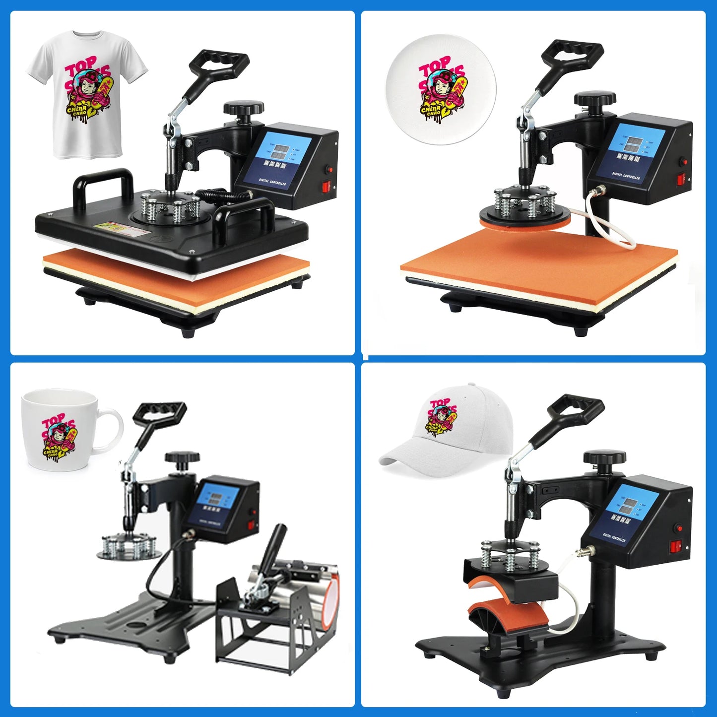 15 In 1 Multifunction Sublimation Heat Press For T Shirts