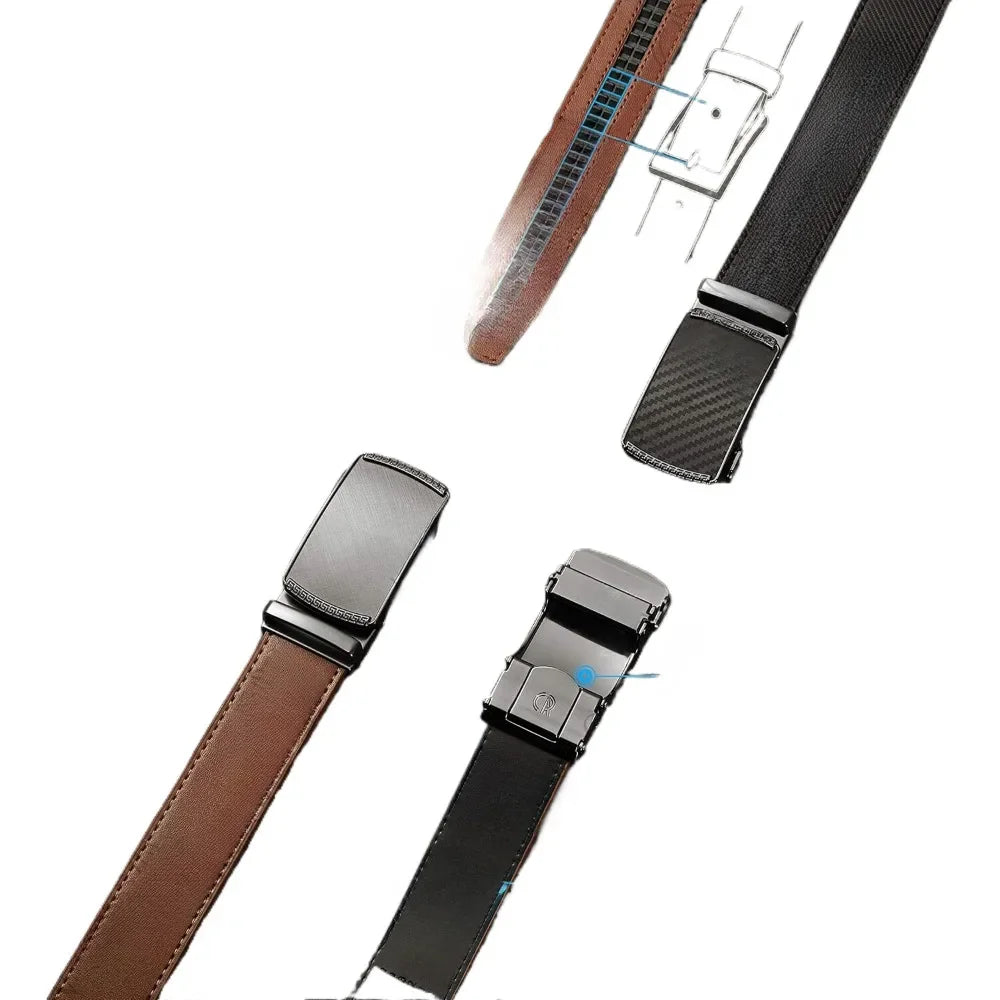 Mens Ratchet Belt Dress Pant Micro Adjustable Everywhere