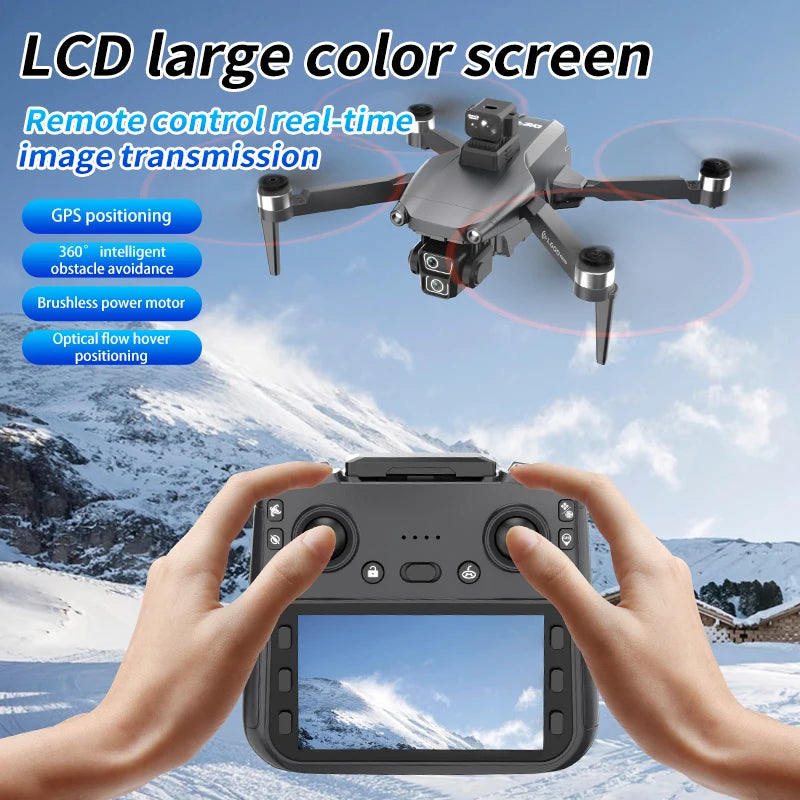L600-1 PRO MAX RC Drone 8K Professinal With Wide Angle HD Camera WIFI 360°Obstacle Avoidance Foldable Helicopter WIFI FPV Drones