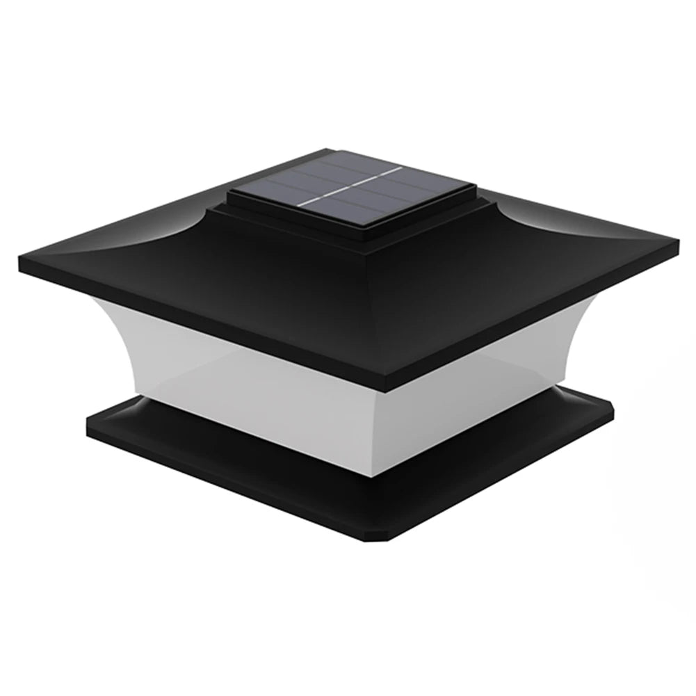 Solar Post Cap Light LED Fence Light Waterproof Solar Powered Post Light Decorative Garden Lamp for Garden Patio Porch
