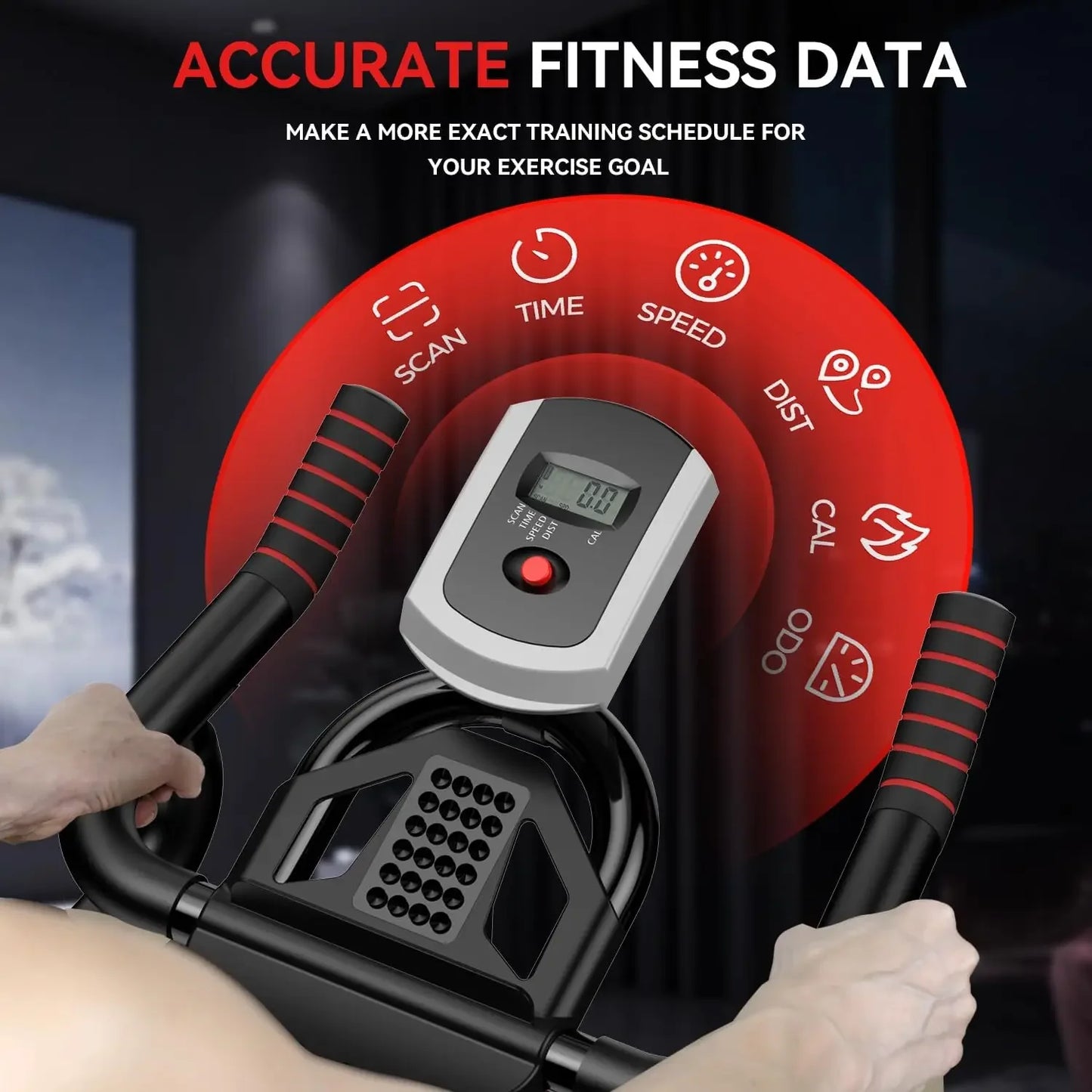 Exercise Bike, Stationary Bike for Home Gym, Indoor Cycling Bike w/Comfortable Seat Cushion & Tablet Mount, Silent Belt Drive In