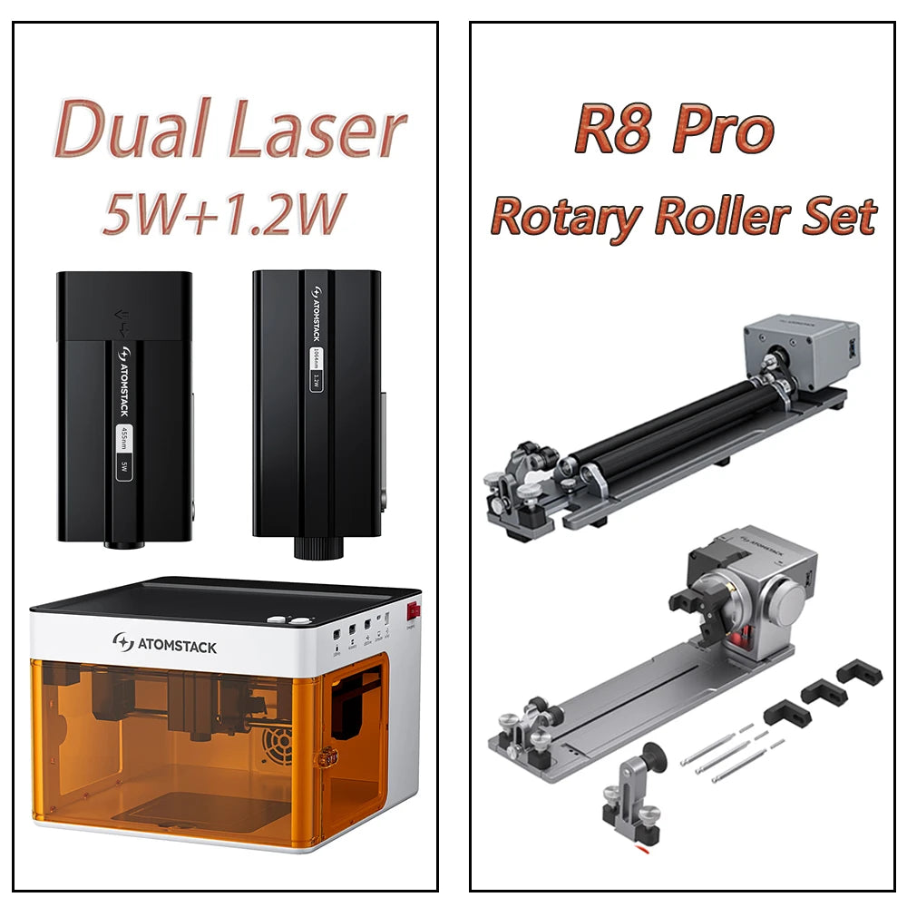 Atomstack P1 Mini Portable Laser Engraver 5W Bluetooth
