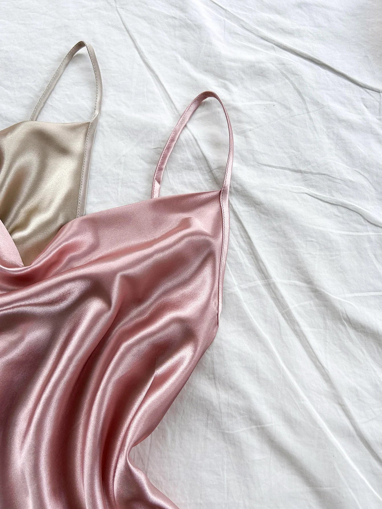 New solid color Sleepwear set sexy and comfortable halter shorts 6 piece women's pajama set