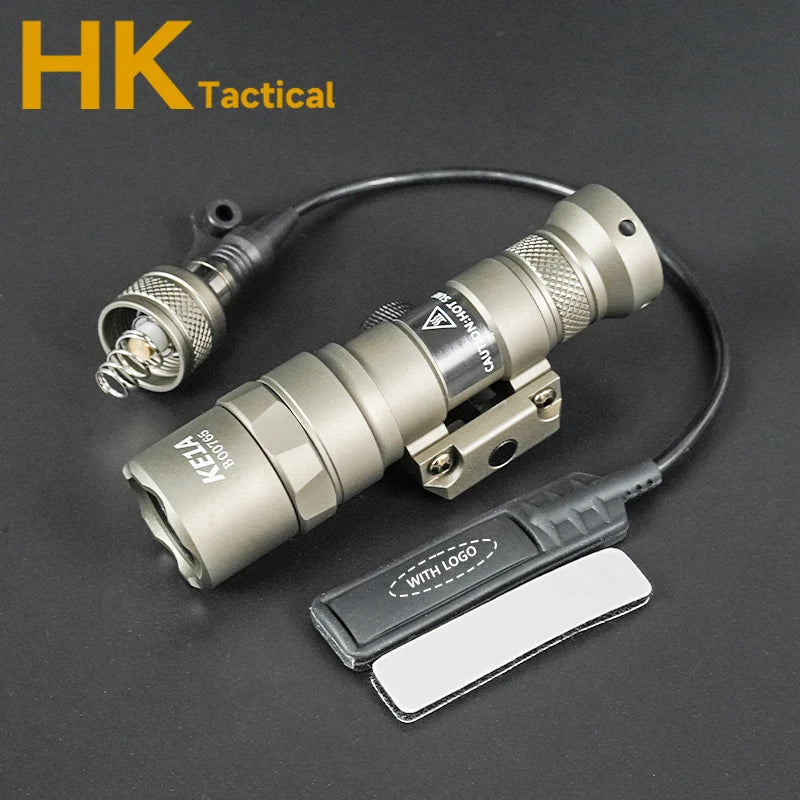 SF M300C M600C M600 Airsoft Flashlight Tactical Torch Rifle Hunting Weapons Scout Light PEQ15 Red Dot Indicator Fit 20mm Rail