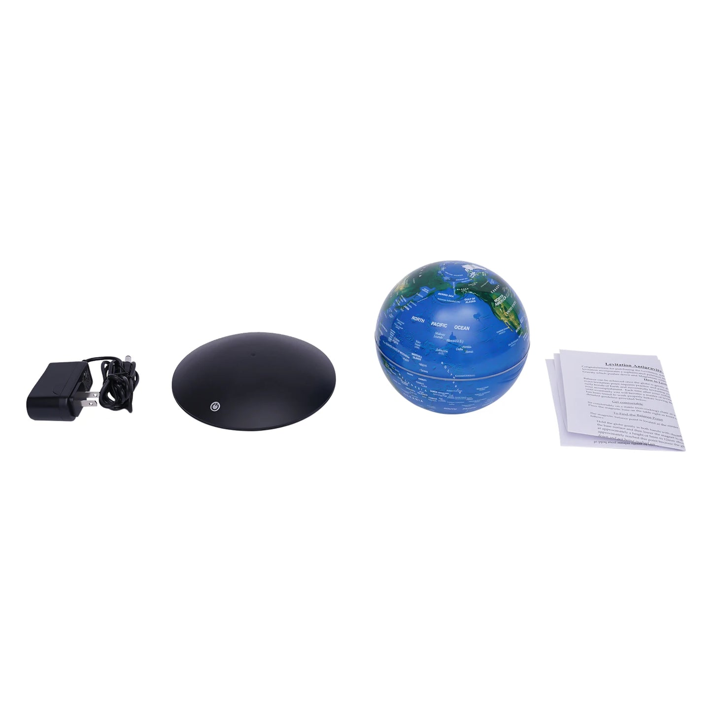 6 Inch Suspended Luminous Rotation Office Decoration Magnetic Levitation Globe Automatic Rotation of 360 Degrees Novelty Gift
