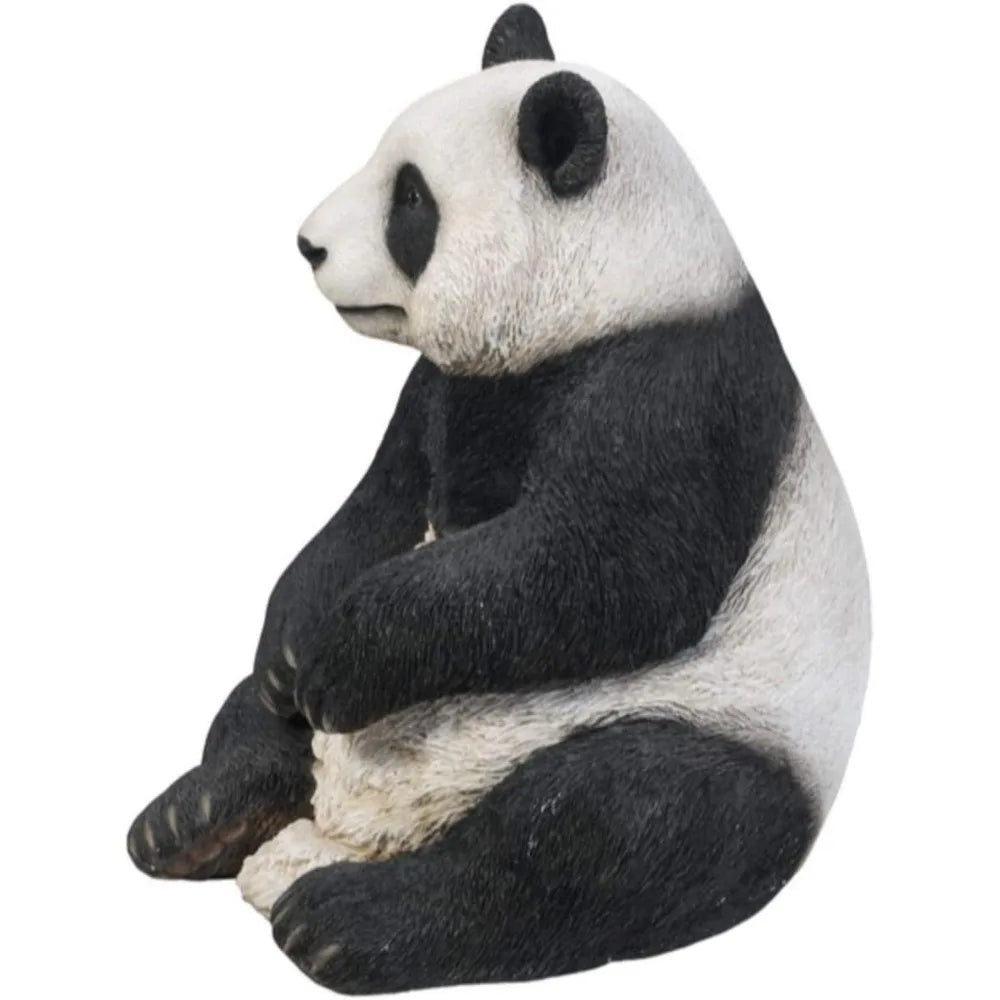 Large 18-inch Seated Panda Outdoor Statue