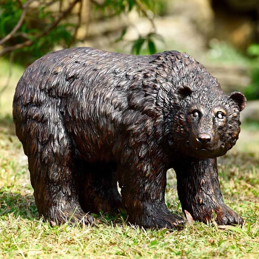 Garden Statue: Black Forest Inspired Bear