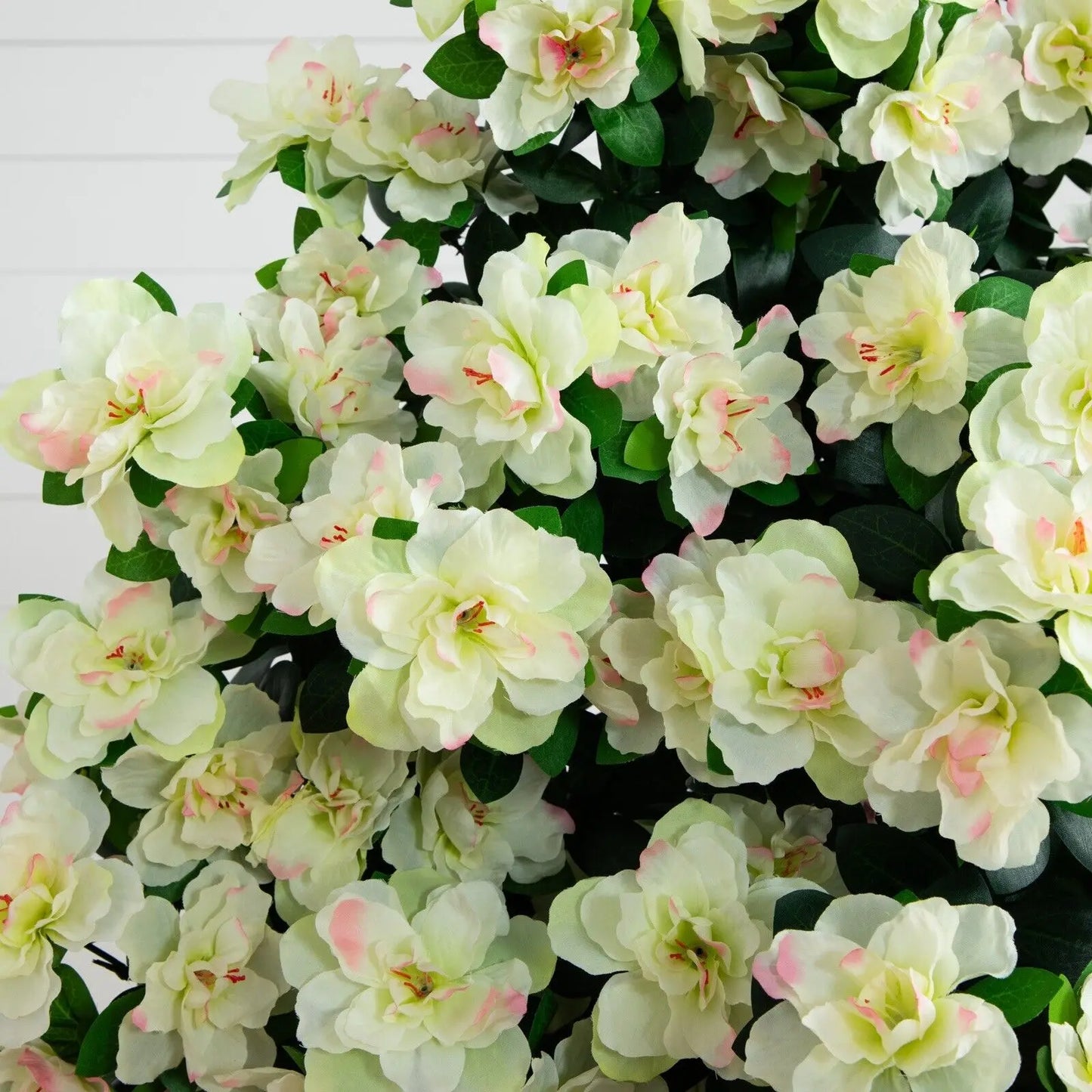 57” Azalea Artificial Flowering Tree with Natural Trunk Home Decor.