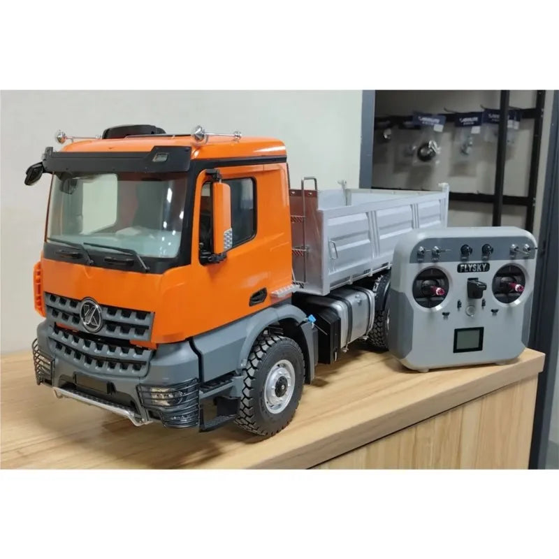 US Stock 6*6 New Kabolite 5702 RC Dump Truck RTR 1/14 Remote Control Vehicle Dumper Tipper Car Light Sound Model Toy for Adult