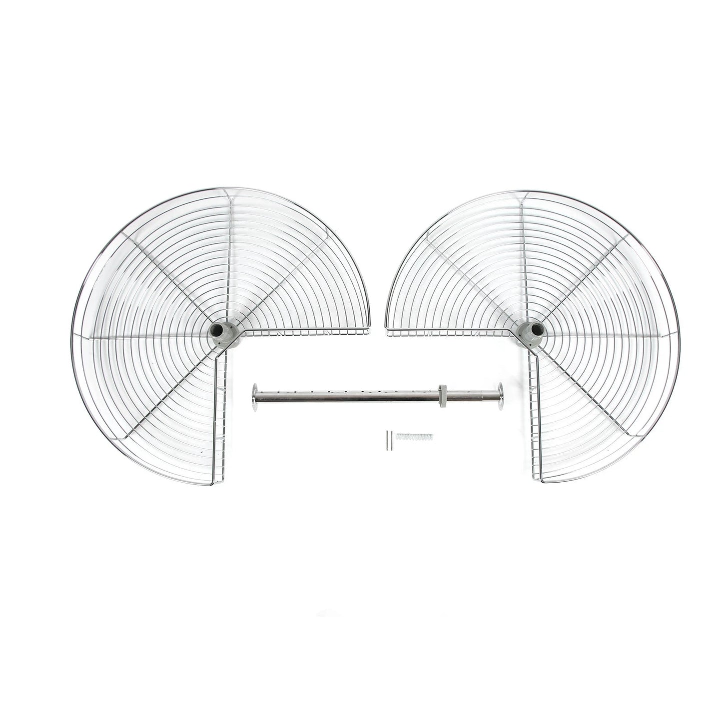 Basket Organizer Rotating Corner Shelf Kidney Shaped 270 Degree Storage Holder Basket for Home Kitchen Corner Organazer Basket