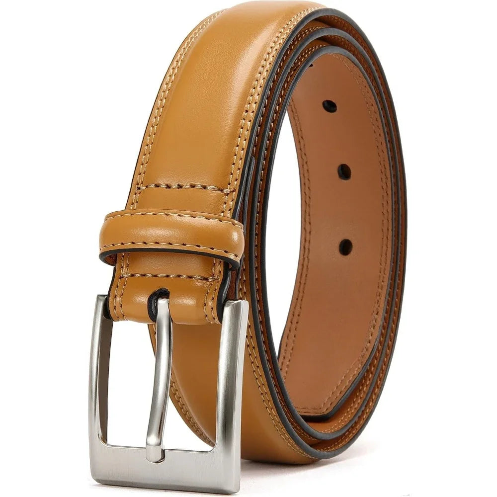 Mens Belts Leather 1 1/8" for Gift Men - Perfect Companion to Mens Dress Shoes